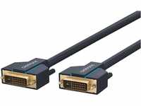Clicktronic Casual DVI-D Verbindungskabel Dual Link 24+1, digitales Video- /