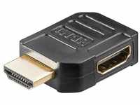 Wentronic 51724 rechtwinklig HDMI-Adapter (HDMI-Buchse auf HDMI-Stecker)