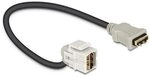 Delock Keystone Modul HDMI Buchse > HDMI Buchse 110 mit Kabel