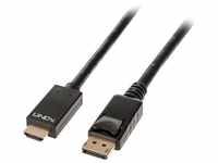 LINDY 2 m 4 K DisplayPort zu HDMI Adapter-Kabel