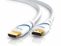 CSL - 8k / 4k HDMI Kabel 2.1/2.0-1m - 8K @ 60Hz - 4K @ 120Hz - 48 Gbit/s - 3D - Ultra