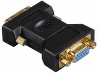 Hama DVI - VGA -Adapter, DVI-Stecker - VGA-Kupplung, vergoldet, geschirmt