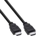 InLine 17605E HDMI Kabel, HDMI-High Speed, Stecker / Stecker, schwarz, 5m