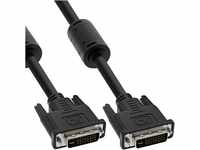 InLine 17791 DVI-I Kabel, digital/analog, 24+5 Stecker / Stecker, Dual Link, 1,8m