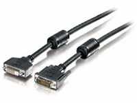 Equip DVI-D-Dual-Link Verlängerungskabel DVI-D 24 + 1 Stecker > DVI-D 24 + 1...