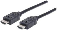 Manhattan 306119 High Speed HDMI Kabel Stecker auf Stecker geschirmt 1,8 m schwarz