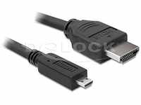 Delock 82661 A/D HDMI Kabel 1m Schwarz