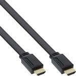 InLine 17001F HDMI Flachkabel, HDMI-High Speed mit Ethernet, verg. Kontakte,...