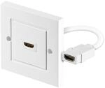 goobay Anschlussdose HDMI-Wanddose, Unterputz