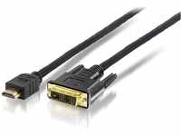Equip HDMI-Kabel HDMI A -> DVI(18+1) St/St, 2,00 m