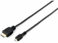 Equip High Speed HDMI Kabel Ethernet HDMI Typ A->microHDMI Typ D, 1,00 m
