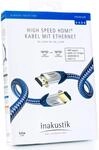 in-akustik 00423007 Premium II HDMI Kabel mit Ethernet 0.75 m