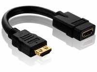 PureInstall PI030 High Speed HDMI/HDMI Pigtail + Portsaver Adapter (HDMI A Buchse auf