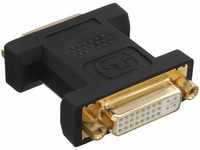 InLine 17781P DVI-I Adapter, Digital + Analog 24+5 Buchse / Buchse, vergoldet