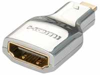 LINDY 41510 "CROMO" HDMI Micro Adapter Typ A/D silber/weiß