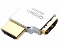 LINDY 41508 CROMO HDMI Adaptern und Kopplern 90 Grad links Schwarz
