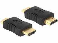 Delock Adapter HDMI-A St > A St 65508 Schwarz 1 - Pack