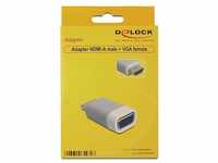 DELOCK Adapter HDMI-A St > VGA Buchse (screwless)