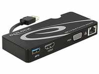 Delock USB 3.0 Multifunktionsadapter zu HDMI / VGA + Gigabit LAN + USB 3.0