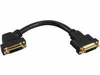InLine 17301G DVI-I Adapter-Kabel (24 Plus 5 Buchse-auf-Buchse, vergoldete...