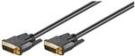 Goobay 69208 DVI Verbindungskabel / Full HD 1080p Monitorkabel / Vergoldete Stecker