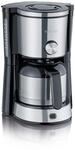 SEVERIN Kaffeemaschine "TypeSwitch" mit Thermokanne, AromaSwitch zur Wahl zwischen 2