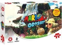 Puzzle Super Mario Odyssey Fossil Falls mit Spezialeffekt-Veredelung (500 Teile)