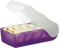 HAN Lernkarteibox CROCO, einfach Vokabeln lernen mit 5-F&auml;cher-Lernsystem, DIN A8