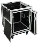 ROADINGER Spezial-Kombi-Case Profi, 8HE mit Rollen | Flightcase mit Rollen