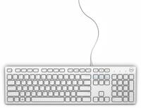 Dell KB216, Wired, Multimedia Tastatur, US International (QWERTY), wei&szlig;