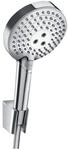 hansgrohe Raindance Select S - Duschset, runder Duschkopf mit Duschschlauch 1,60m und