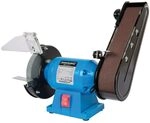 Silverline 612519 Heimwerker-Schleifstein und Bandschleifer, 240 W 240 W