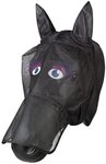 PFIFF 101013 Fliegenmaske Gesichtsmaske mit Motiv f&uuml;r Pferde, Fliegenschutz