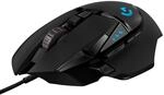 Logitech G502 HERO High-Performance Gaming-Maus mit HERO 25K DPI optischem Sensor,