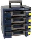 Raaco HandyBoxxser 5x5 - Kistenberg mit 4 Sortierkasten f&uuml;r Kleinteile