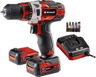 Einhell Akku-Bohrschrauber TE-CD 12/1 Li (2x2,0Ah) (Li-Ion, 12 V, 2-Gang-Getriebe,