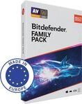 Bitdefender Family Pack - Total Security f&uuml;r 15 Ger&auml;te | 1 Jahr Abonnement 
