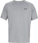 Under Armour Men's Tech 2.0 Short Sleeve T-Shirt - Steel Light Heather / / Black - SM