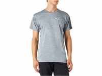 SALEWA Herren PUEZ Melange Dry M S/S Tee T-Shirts, Quiet shade melange, 56 (3XL)