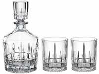 Spiegelau Whisky-Set, 3-teilig, Karaffe mit 2 Whiskygläsern, Kristallglas, 750 ml /