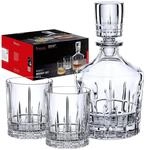 Spiegelau Whisky Set 3-teilig, Karaffe 750 ml mit 2 Whiskygl&auml;sern 368 ml, Perfect