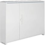 Hager FWB43S Freistehendes Regal Wei&szlig; &ndash; Regale (Rack freistehend, wei&szlig;, IP44,