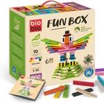 bioblo Nachhaltige Holzkl&ouml;tze Fun Box Multi Mix 200 St&uuml;ck | 100% frei von