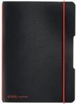 Herlitz Notizheft flex (einzeln | A5, kariert, schwarz)