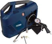 FERM Tragbarer Elektrische Druckluft Kompressor - 1100W - Max. 8 Bar - &Ouml;l frei - Mit