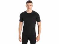 Icebreaker Herren T-Shirt 200 Oasis SS Crewe, Black, XL, 104509001XL