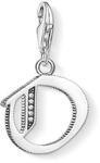 Thomas Sabo Damen Charm-Anh&auml;nger J Buchstabe Charm Club 925 Sterling Silber
