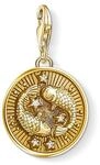 THOMAS SABO Charm-Anh&auml;nger STERNZEICHEN FISCHE 925er Sterlingsilber; 750er...