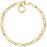 THOMAS SABO Charm-Armband 750 Gelbgold Vergoldung, 925 Sterlingsilber