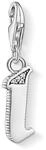 Thomas Sabo Damen Charm-Anh&auml;nger J Buchstabe Charm Club 925 Sterling Silber